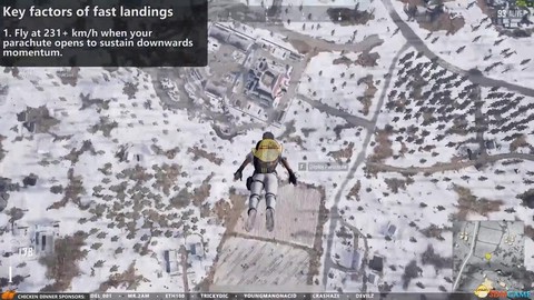 绝地求生跳伞怎么快速落地