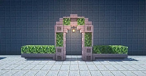 我的世界城市门怎么造